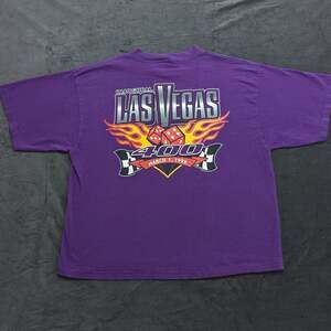 Vintage 1998 Logo 7 Inaugural Las Vegas 400 Nascar T-Shirt‎